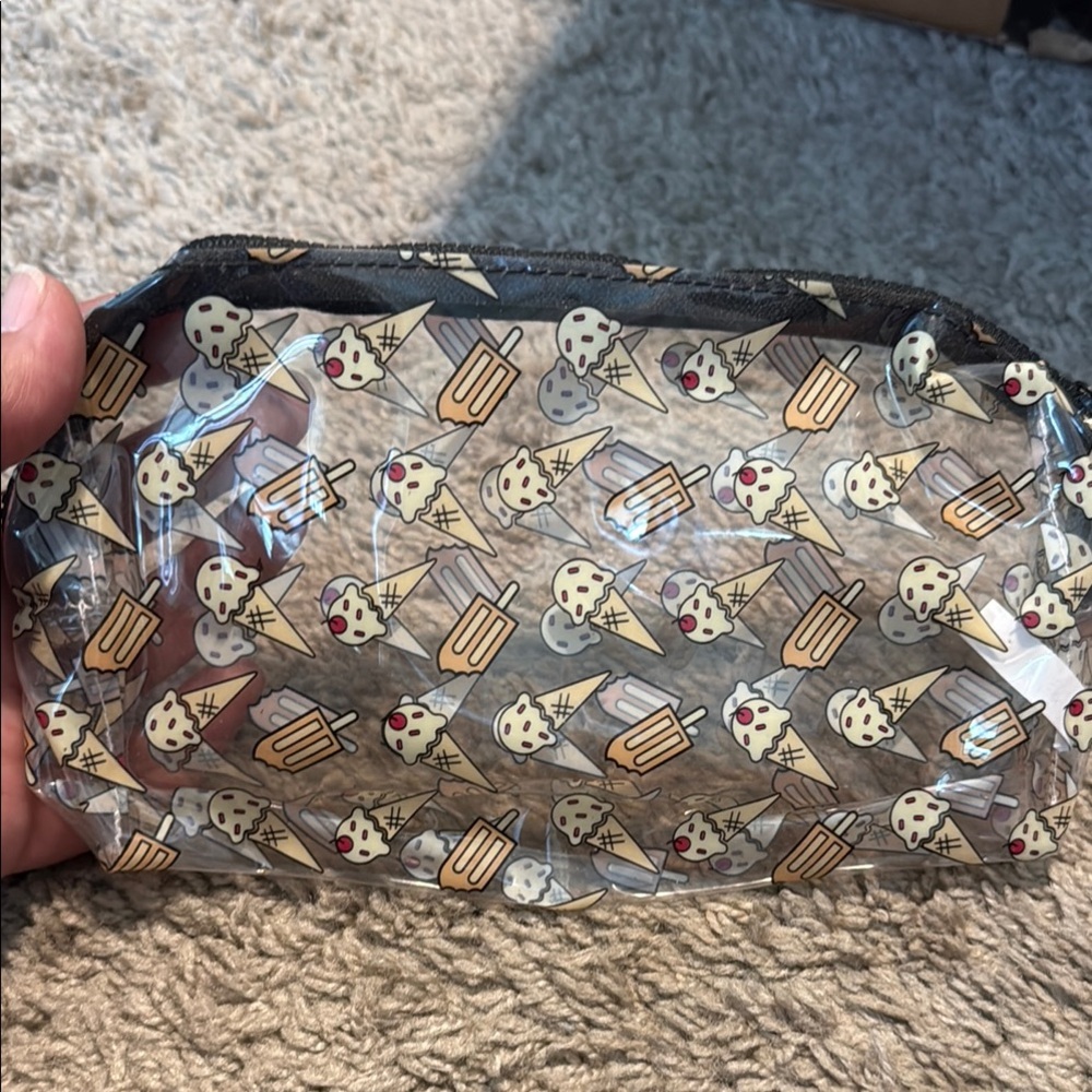 ipsy Ice Cream and Popsicle Print Pouch